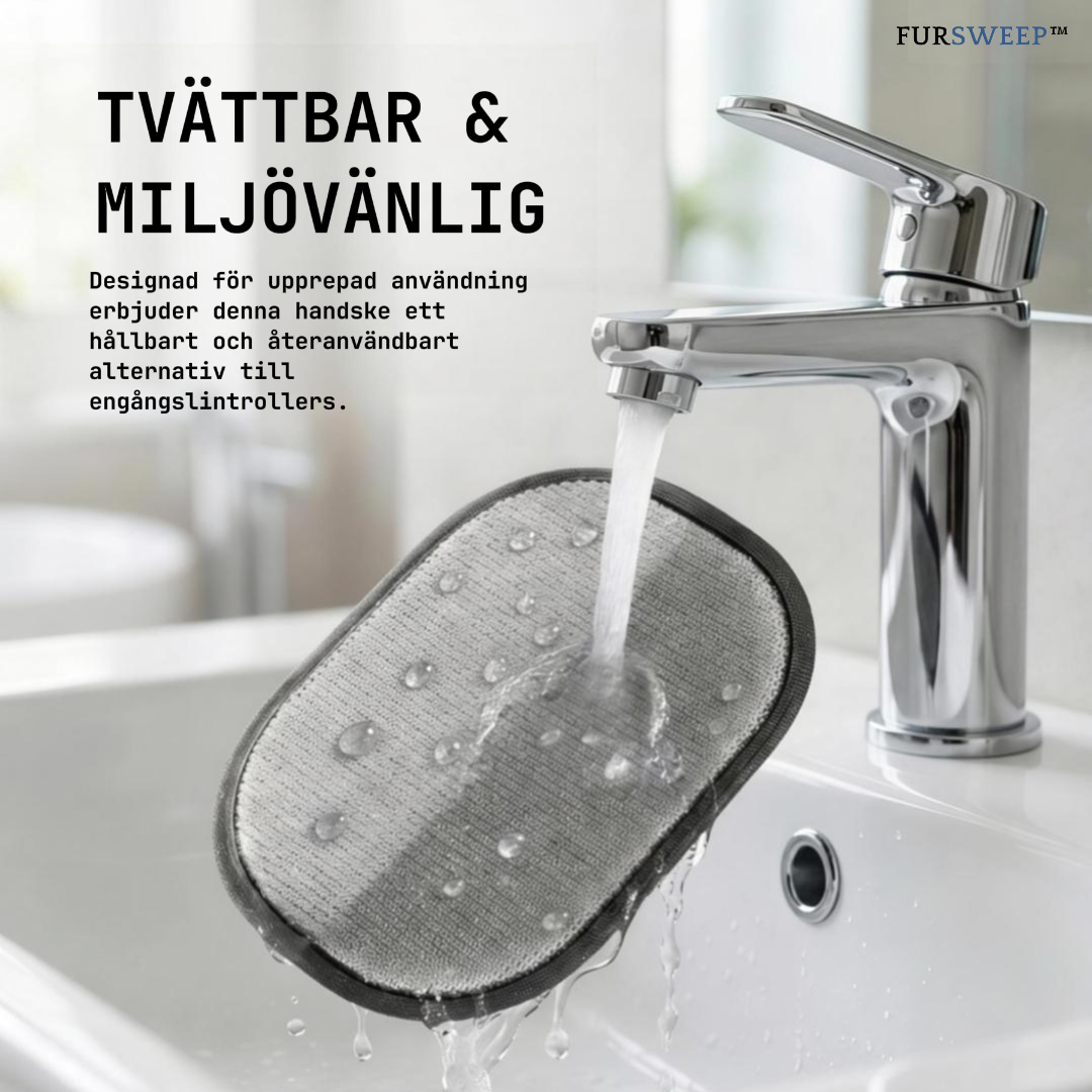 FurSweep™ – Ta bort djurhår på sekunder utan kladd eller rollers
